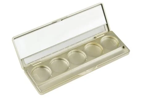 Empty Make-up palette isolated Stock Photos