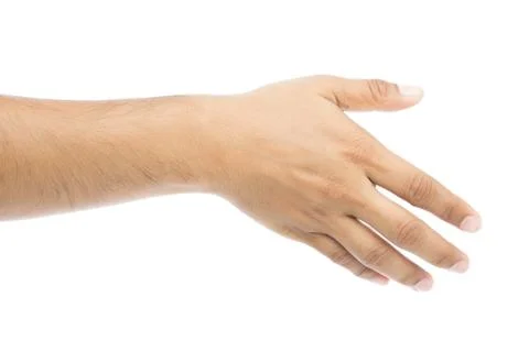 Empty man hand Stock Photos