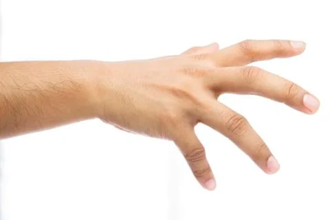 Empty man hand Stock Photos