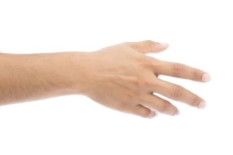 Empty man hand Stock Photos