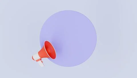 Empty matchbox and loudspeaker, megaphone speaker or loudspeaker Stock Illustration