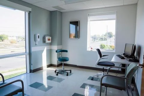 Empty medical office in hospital Stock Photos
