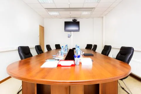 Empty meeting room. Stock Photos