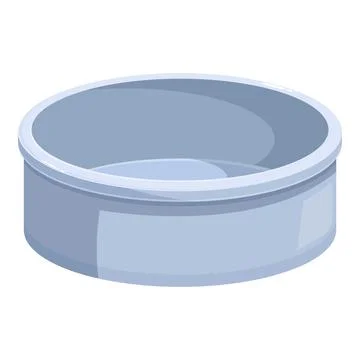 Empty metal baking tray for delicious cakes and desserts 스톡 일러스트