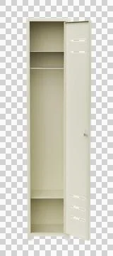 Empty metal locker Stock Illustration