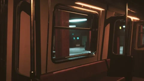 Empty metro station during the coronavirus covid-19 pandemic Stock Footage 150463267