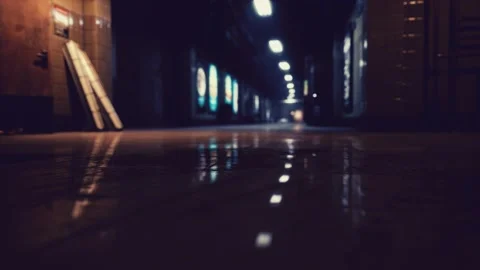 Empty metro station during the coronavirus covid-19 pandemic Stock Footage 152530872