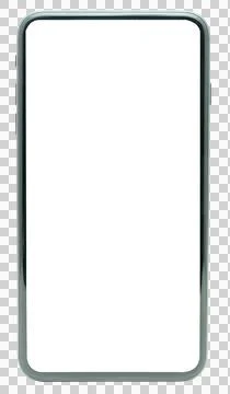 Empty mobile phone png Foto stock