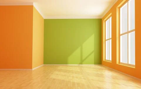 Empty modern interior Stock Illustration