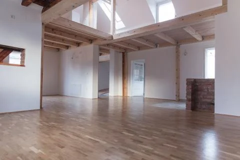 Empty modern interior Stock Photos