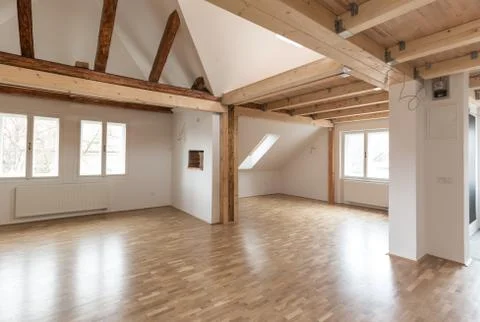 Empty modern interior Stock Photos