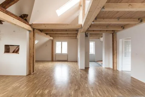 Empty modern interior Stock Photos