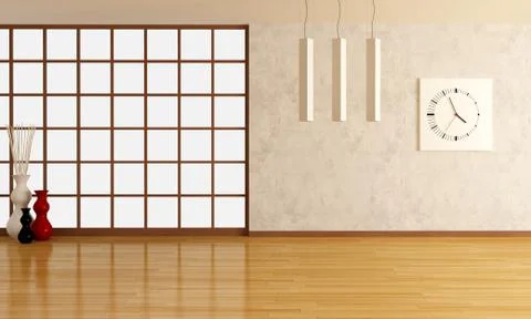 Empty modern lounge Stock Illustration