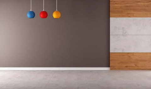 Empty modern room Stock Illustration