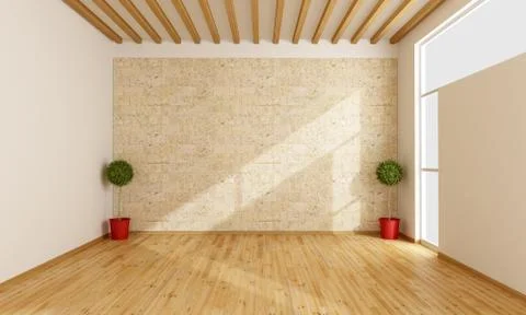 Empty modern room Stock Illustration