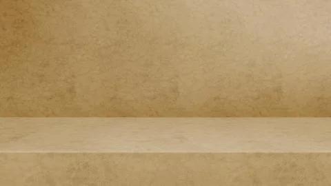 Empty modern studio table room background, product display with copy space for イラスト素材
