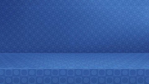 Empty modern studio table room background, product display with copy space for Illustrazione stock