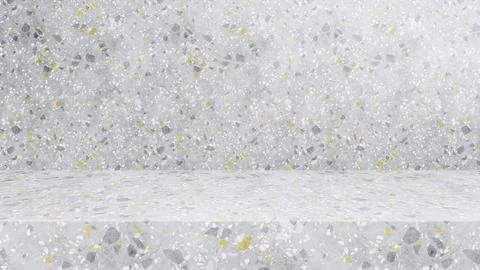 Empty modern studio table room background, product display with copy space for Illustrazione stock
