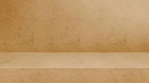 Empty modern studio table room background, product display with copy space... Foto stock