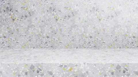 Empty modern studio table room background, product display with copy space... Foto stock