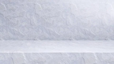 Empty modern studio table room background, product display with copy space... Foto stock