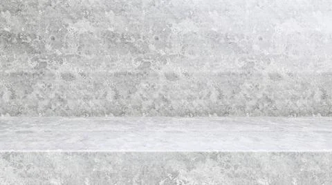 Empty modern studio table room background, product display with copy space... Foto stock