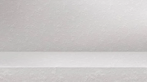 Empty modern studio table room background, product display with copy space... Foto stock