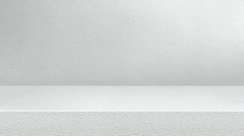 Empty modern studio table room background, product display with copy space... Foto stock