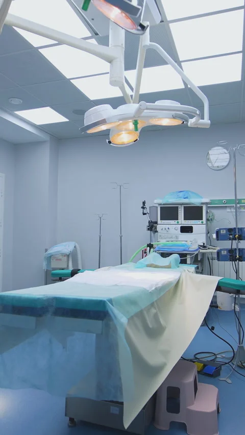 Empty modern surgery room. Operating room Stock Footage 310114499