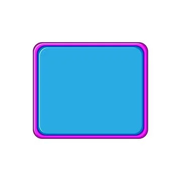 Empty mouse pad cartoon vector illustration Stock Illustration