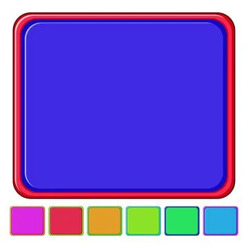 Empty mouse pad cartoon vector graphic Stock Illustration
