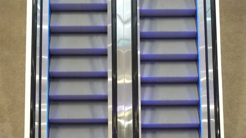Empty moving escalators in 4K. Stock Footage 126894682