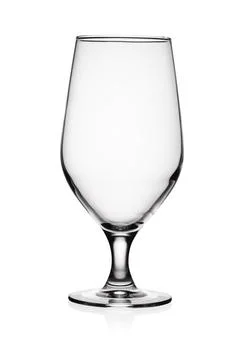 Empty mug for beer isolated on white background Stock Photos