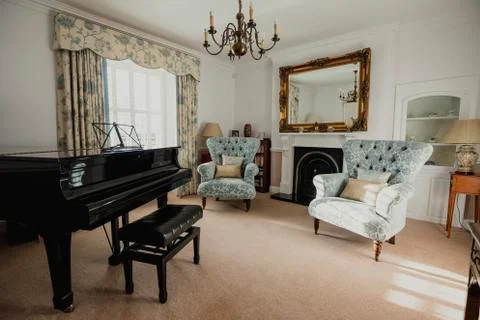 Empty Music Room Fotos Stock