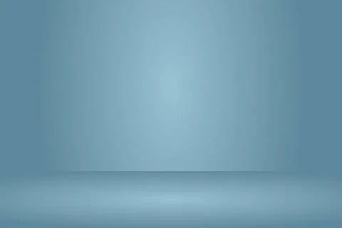 :Empty navy blue studio room background ,Template mock up for display of p... Stock Photos