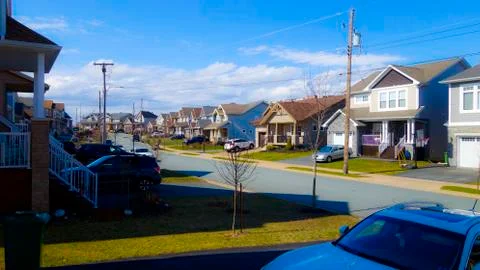 Empty neigborhood Stock Photos
