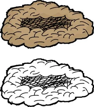 Empty nest Stock Illustration