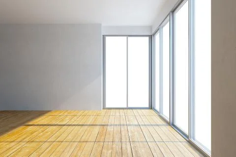 Empty new office room Stock Illustration