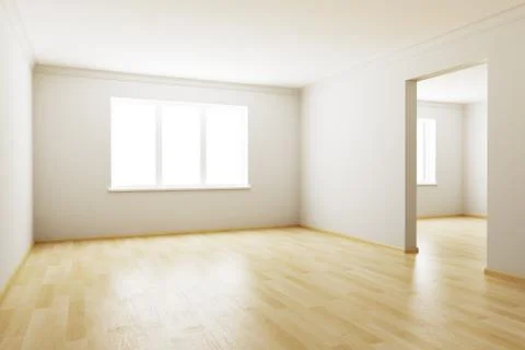 Empty new room Stock Illustration