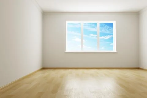 Empty new room Stock Illustration