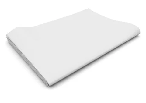 Empty newspaper Stock Illustration