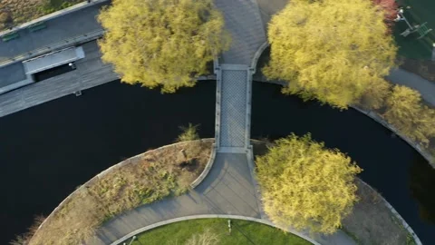 Empty North Point Park in Boston, MA during the COVID19 Pandemic Stock Footage 142174995