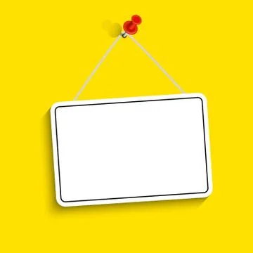 Empty Note Frame with Place for text.  Illustration Stock Illustration