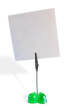 Empty note Stock Photos