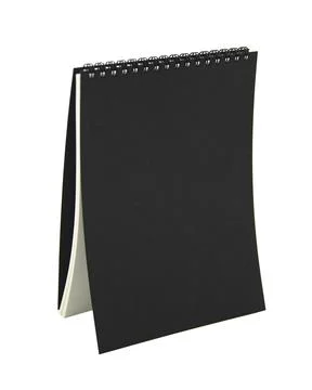 Empty notebook planner isolated on the white background Stock Photos