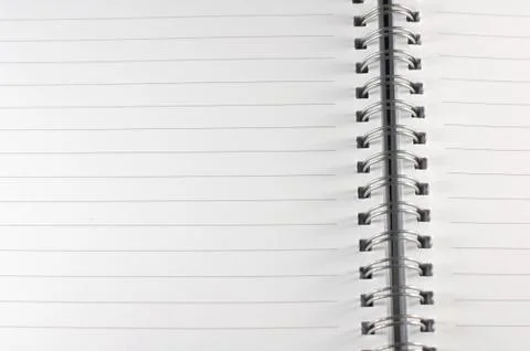 The empty notebook, ready to note or work Stock Photos