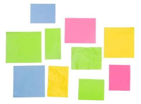 Empty notes Stock Photos