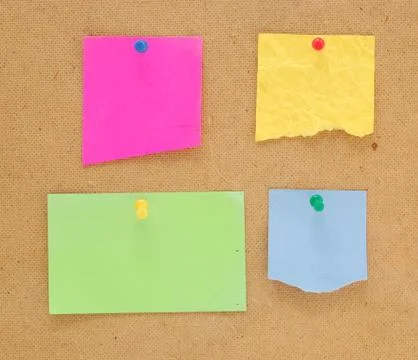 Empty notes Stock Photos