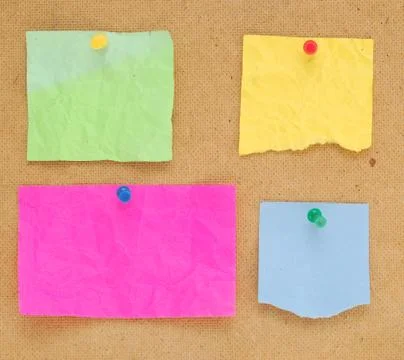 Empty notes Stock Photos