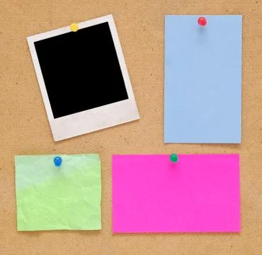 Empty notes Stock Photos